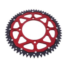 Corona ZF ZFD-1140-58-RED passo 428 denti 58 Dual rosso