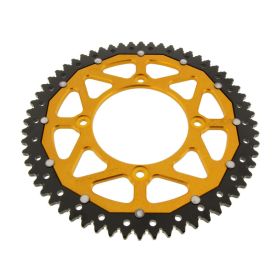 Corona ZF 60 denti passo 420 oro nera dual per Beta
