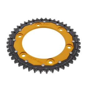 ZF Crown 44 Teeth Pitch 530 Black Gold Dual ZFD-1306-44-GLD for Honda