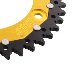 ZF 43 Zähne 520 Pitch Schwarz Gold Dual Ritzel für Honda