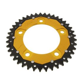 ZF Krone 41 Zähne Teilung 520 Schwarz Gold Dual für Honda