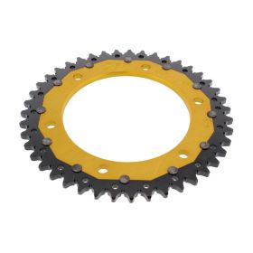 ZF Crown 43 Teeth Pitch 525 Gold Black Dual ZFD-1317-43-GLD for Honda