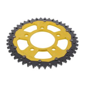 ZF Krone 44 Zähne 525 Pitch Schwarz Gold Dual für Honda CRF
