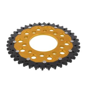 Corona ZF 40 denti passo 525 oro nera dual ZFD-1332-40-GLD
