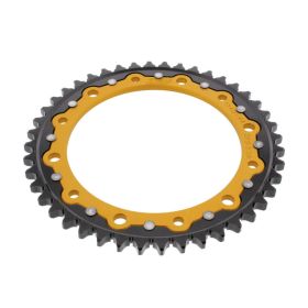 ZF Krone 44 Zähne Teilung 530 Schwarz Gold Dual ZFD-1340-44-GLD für Honda