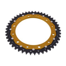ZF Crown 46 Teeth Pitch 530 Black Gold Dual for Honda