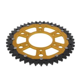 ZF 44 Zähne 525 Teilung Gold Schwarz Dual Zahnrad für Kawasaki