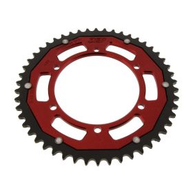 ZF ZFD-15099-50-RED DUAL 428 Z50 RED MOTORCYCLE REAR SPROCKET