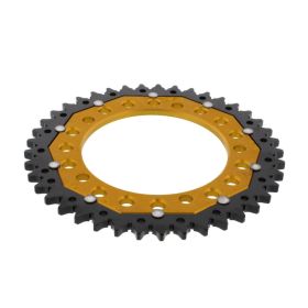 ZF Couronne 41 Dents Pas 525 Or Noir Double ZFD-1792-41-GLD