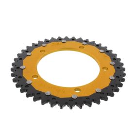 ZF Crown 42 Teeth Pitch 525 Black Gold Dual ZFD-1792-42-GLD