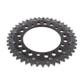 ZF Krone 43 Zähne Teilung 525 Schwarz Dual ZFD-1792-43-BLK