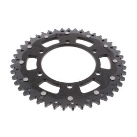 ZF Krone 45 Zähne Teilung 525 Schwarz Dual ZFD-1792-45-BLK