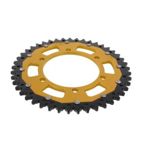 ZF Krone 45 Zähne Teilung 525 Gold Schwarz Dual ZFD-1792-45-GLD