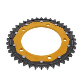 ZF Crown 40 Teeth Pitch 530 Gold Black Dual ZFD-1800-40-GLD