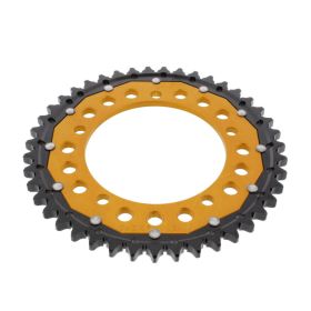 ZF Crown 43 Teeth Pitch 530 Gold Black Dual ZFD-1800-43-GLD