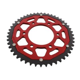ZF 48 Teeth 428 Pitch Red Black Dual Sprocket for Yamaha