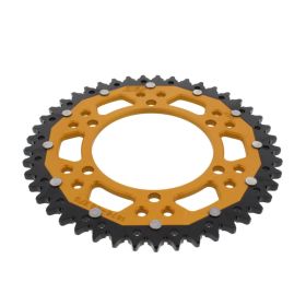 ZF Krone 45 Zähne Teilung 525 Schwarz Gold Dual ZFD-1876-45-GLD