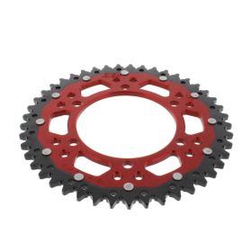 ZF Crown 45 Teeth Pitch 525 Red Black Dual ZFD-1876-45-RED