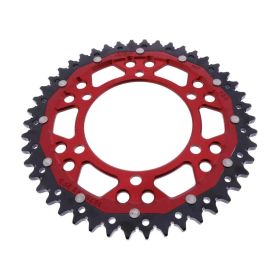 Corona ZF ZFD-1876-46-RED passo 525 denti 46 Dual rosso