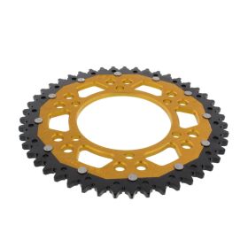 ZF Krone 47 Zähne Teilung 525 Schwarz Gold Dual ZFD-1876-47-GLD