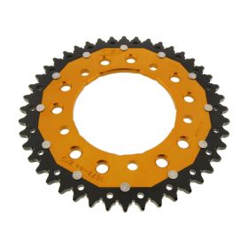 ZF Crown 44 Teeth Pitch 525 Black Gold Dual for Yamaha
