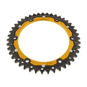 ZF 44 Teeth 530 Pitch Dual Black Gold Sprocket for Triumph