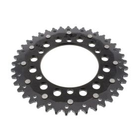 ZF 41 Dents 520 Pitch Noir Double Couronne pour Triumph