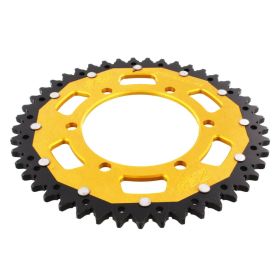 ZF Krone 45 Zähne Pitch 520 Schwarz Gold Dual für Triumph