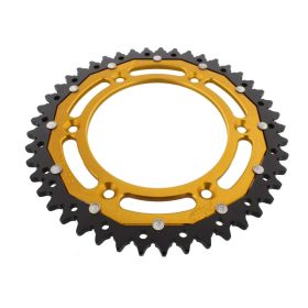 ZF Crown 45 Teeth Pitch 520 Black Gold Dual ZFD-210-45-GLD