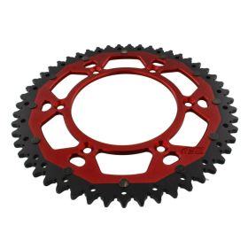 ZF Crown 51 Teeth Pitch 520 Red Black Dual ZFD-210-51-RED