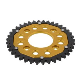 ZF Crown 38 teeth 420 pitch black gold dual ZFD-212-38-GLD for Honda
