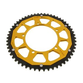ZF Crown 55 Teeth Pitch 420 Gold Black Dual ZFD-24-55-GLD