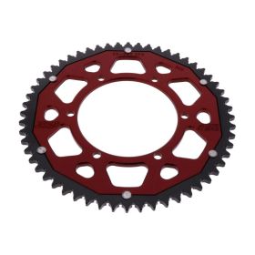 ZF Crown 56 Teeth Pitch 428 Red Black Dual ZFD-25-56-RED