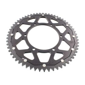 Corona ZF 60 denti passo 428 nera dual ZFD-25-60-BLK