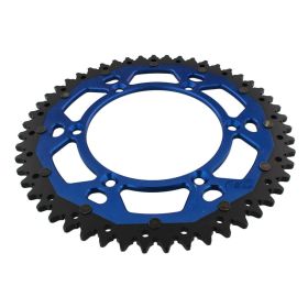 ZF Krone 51 Zähne Teilung 520 Blau Schwarz Dual ZFD-251-51-BLU
