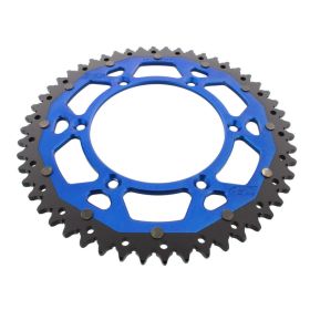 ZF 52 Zähne Kettenblatt Pitch 520 Blau Schwarz Dual ZFD-251-52-BLU
