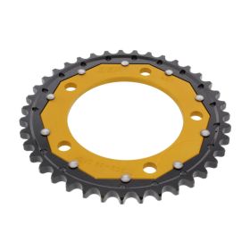 ZF Crown 39 Teeth Pitch 530 Black Gold Dual for Honda