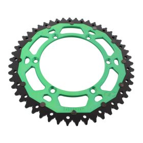 ZF 50 Teeth Chainring 520 Pitch Green Black Dual ZFD-460-50-GRN