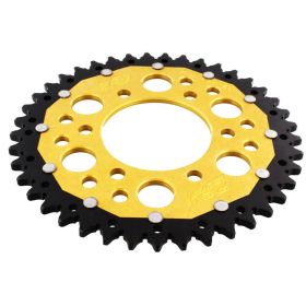 ZF Crown 41 Teeth Pitch 520 Gold Black Dual ZFD-478-41-GLD