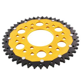 ZF Krone 45 Zähne Teilung 520 Schwarz Gold Dual ZFD-478-45-GLD