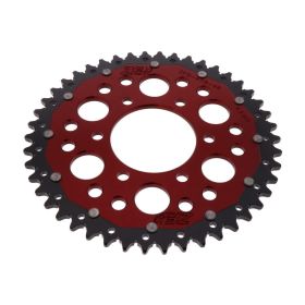 ZF Krone 46 Zähne Teilung 520 Rot Schwarz Dual ZFD-478-46-ROT
