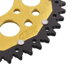 ZF Krone 47 Zähne 520 Pitch Schwarz Gold Dual ZFD-478-47-GLD