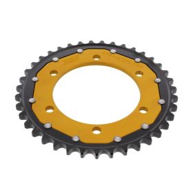 ZF Crown 39 Teeth Pitch 530 Black Gold Dual ZFD-479-39-GLD