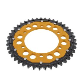 ZF Crown 43 Teeth Pitch 530 Black Gold Dual ZFD-479-43-GLD