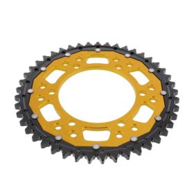 ZF 45 Teeth Crown Pitch 530 Black Gold Dual ZFD-479-45-GLD
