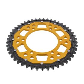 ZF Crown 47 Teeth Pitch 530 Gold Black Dual ZFD-479-47-GLD