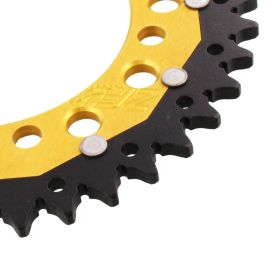 ZF Crown 40 Teeth Pitch 520 Gold Black Dual ZFD-486-40-GLD