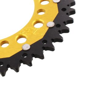 ZF Crown 41 Teeth Pitch 520 Black Gold Dual ZFD-486-41-GLD