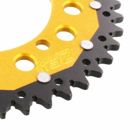 ZF Couronne 43 Dents Pas 520 Noir Or Double ZFD-486-43-GLD