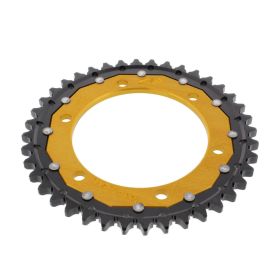 ZF Crown 40 Teeth Pitch 530 Black Gold Dual ZFD-499-40-GLD